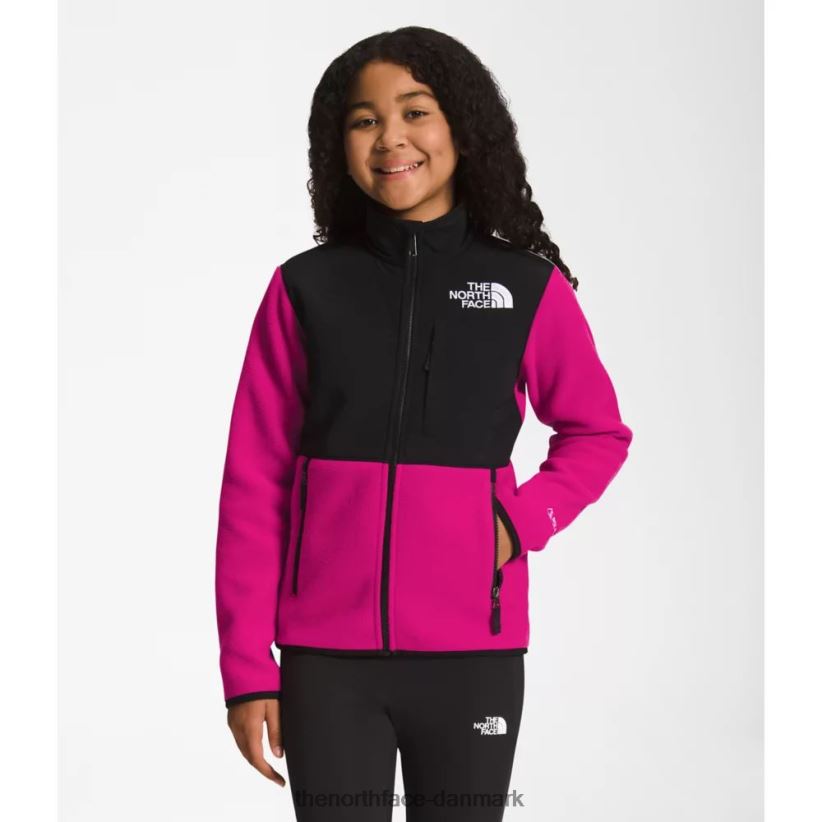 teen denali jakke TZNT0D5350 fuschia pink The North Face