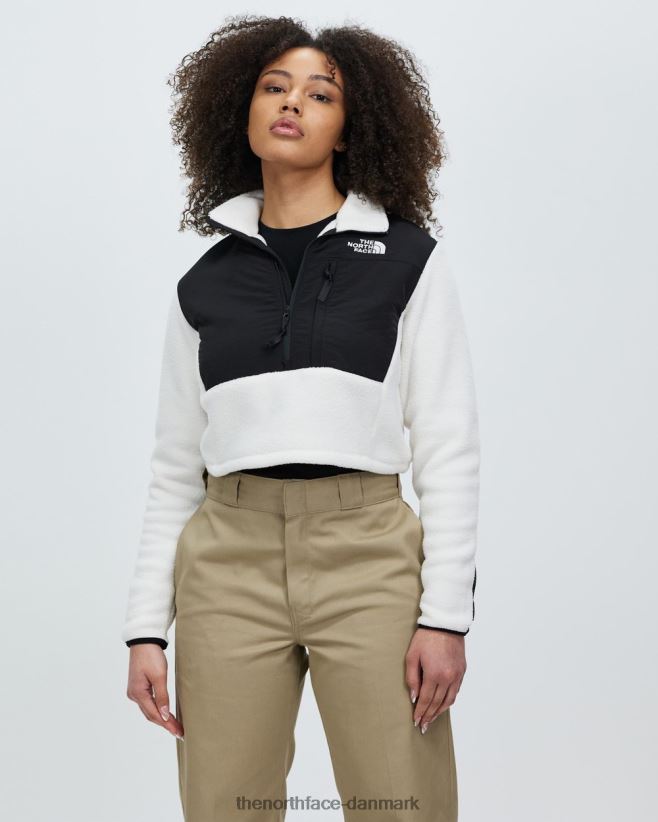 cropped denali fleecejakke TZNT0D6976 grdnia wht The North Face