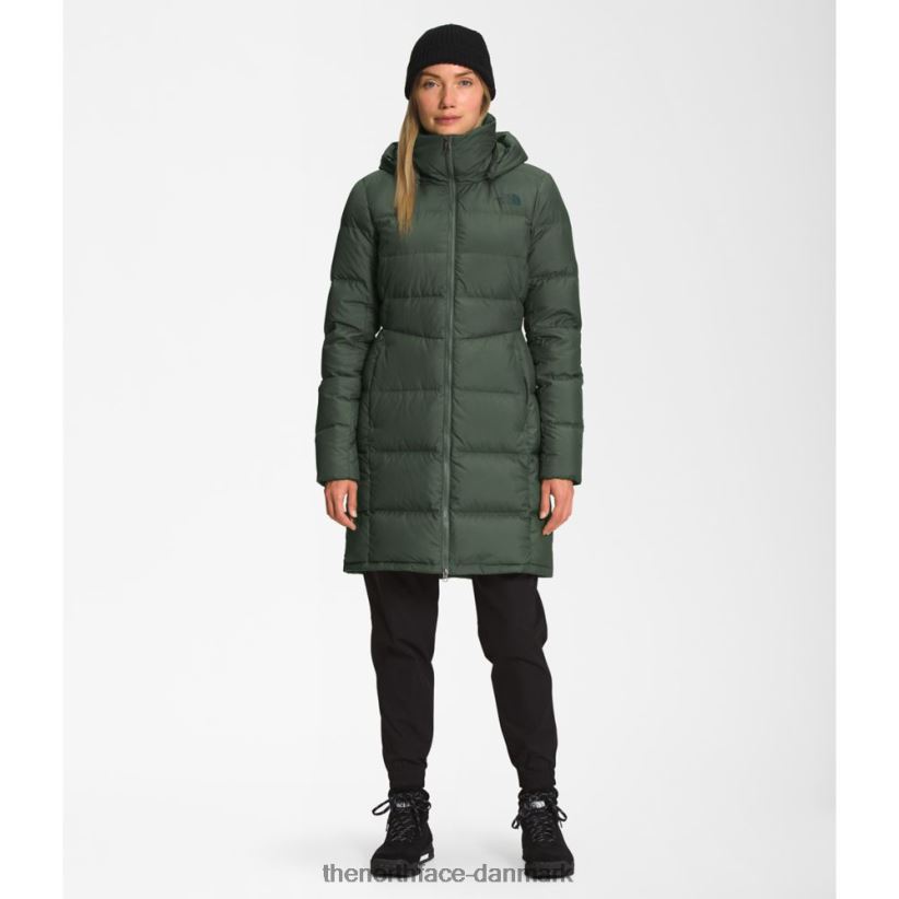 kvinder metropolis parka TZNT0D4126 timian The North Face