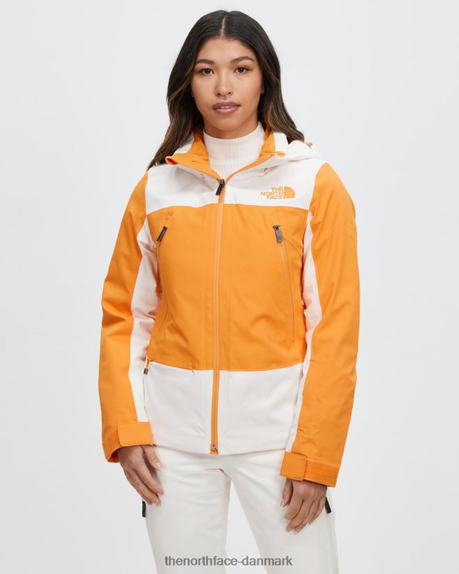 lenado jakke TZNT0D7308 orange & hvid The North Face