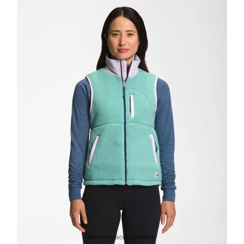 dame cragmont fleece vest TZNT0D4257 wasabi The North Face